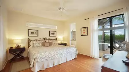 The fourth bedroom offers a King size bed