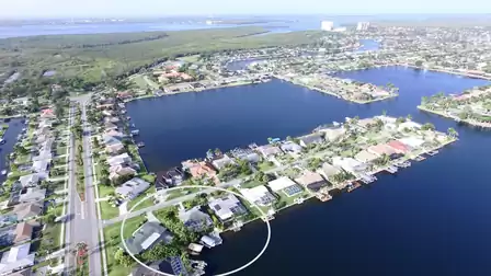 View to Cape Harbour and the Caloosahatchee River