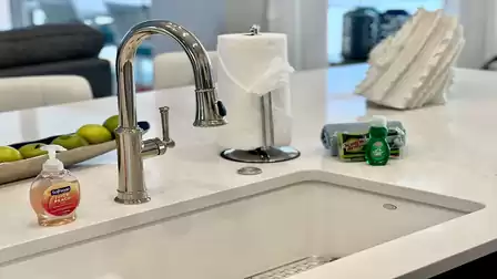 Everything is available for the first washing up
