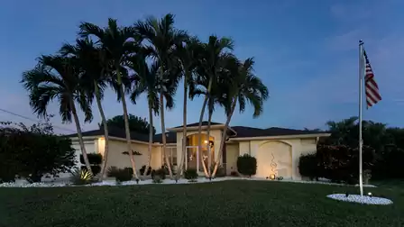 Villa Medina at sunset
