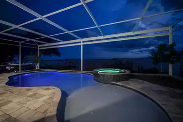 Plenty of room on the patio to dine, chat and relax