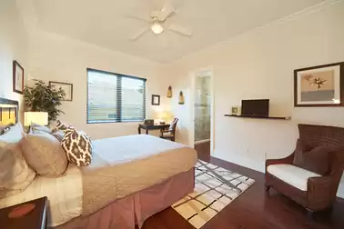 Each bedroom is individually designed