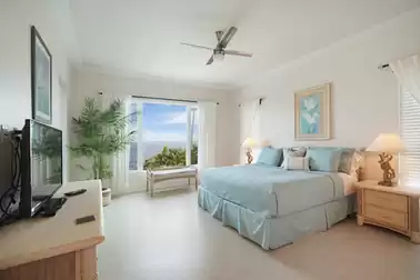 The fifth bedroom is located on the upper floor