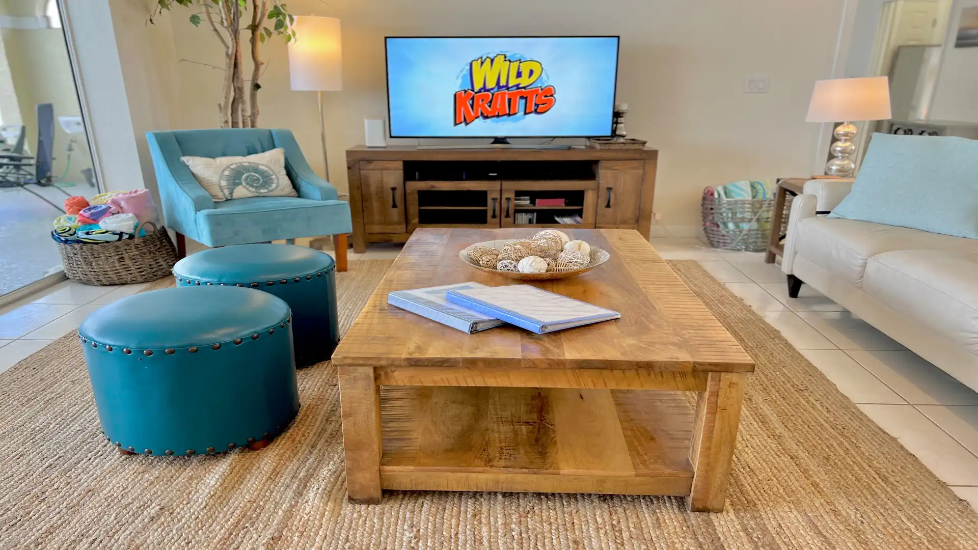 Bright and stylish furniture sets accents in the home