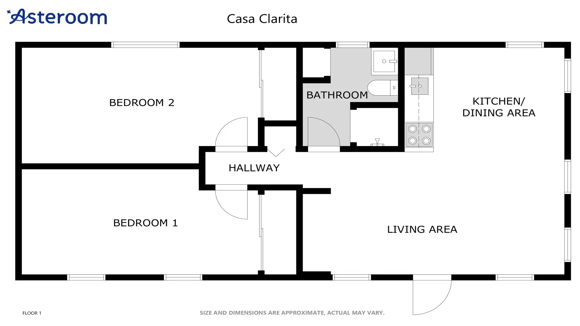 Floor Plan Casita Clarita