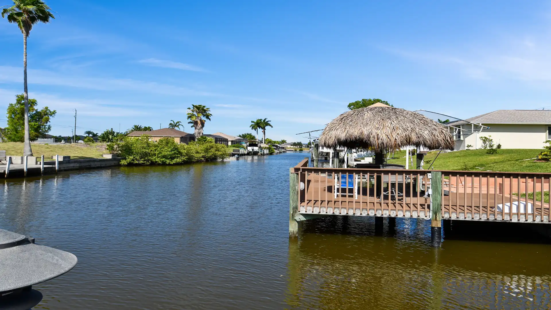 View to the east from the boat dock.