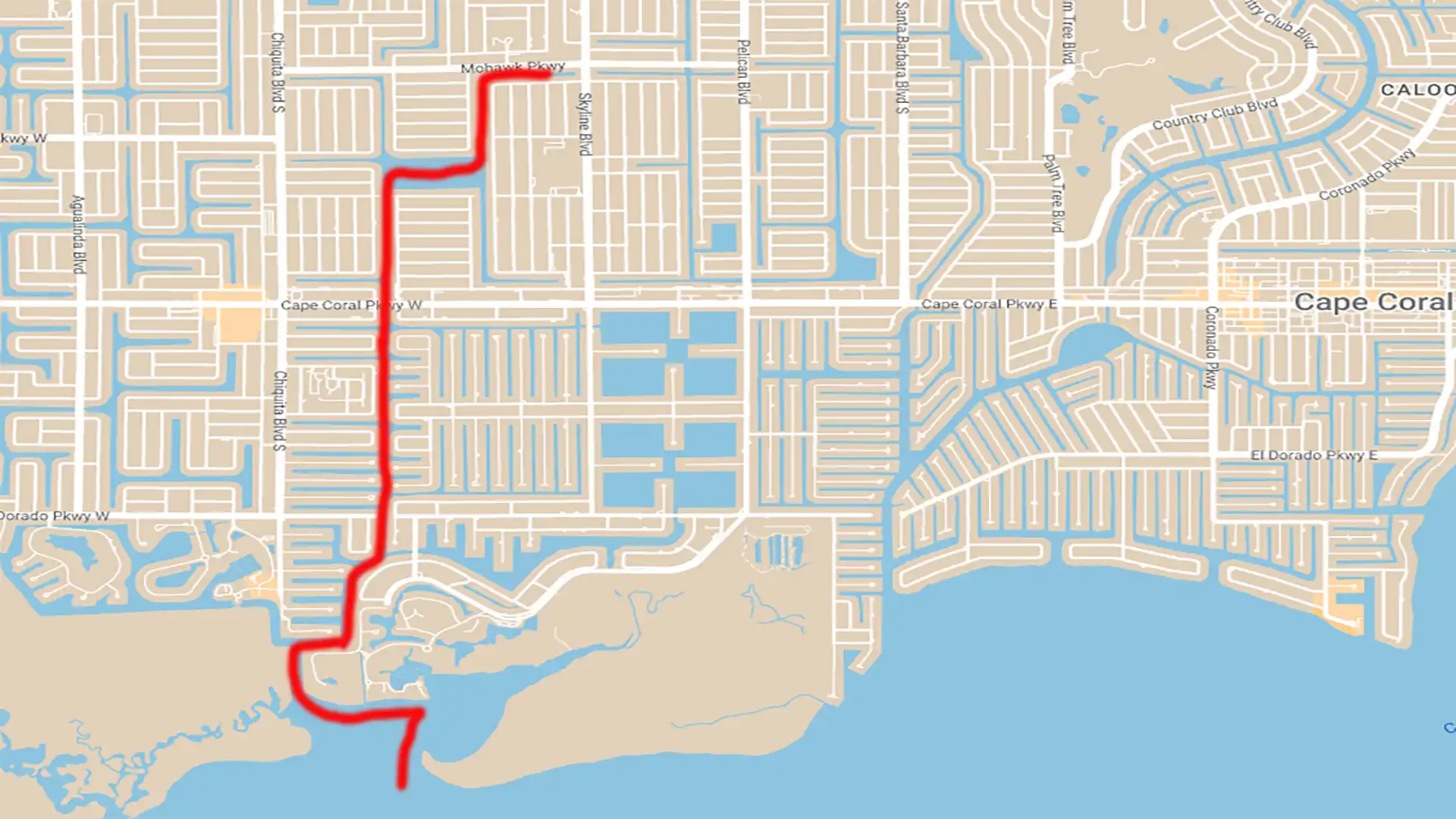 Travel with your rental boat to the Caloosahatchee River