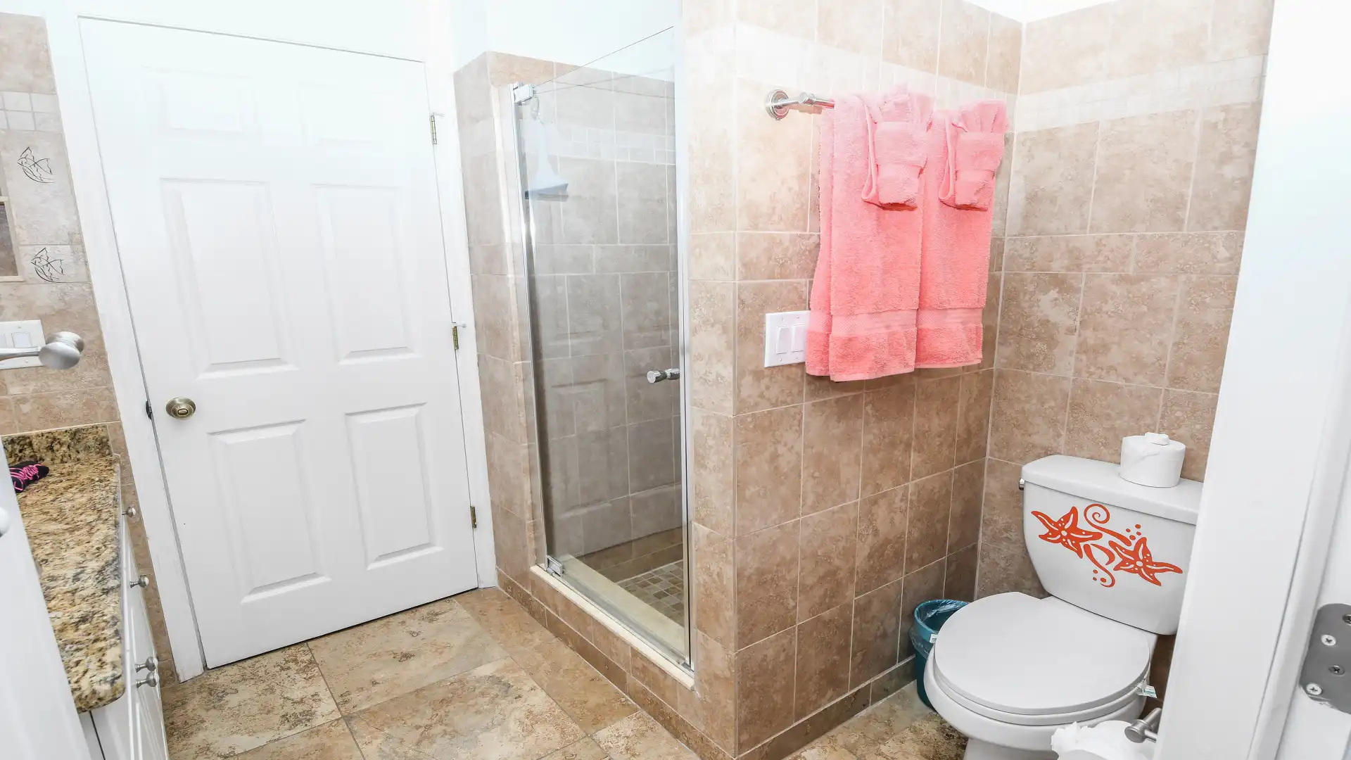 Bathroom with shower and WC