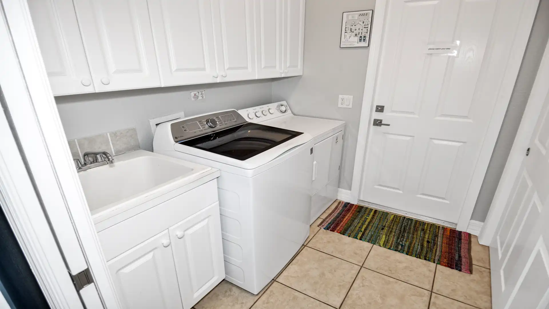 Washing machine and dryer are available for you