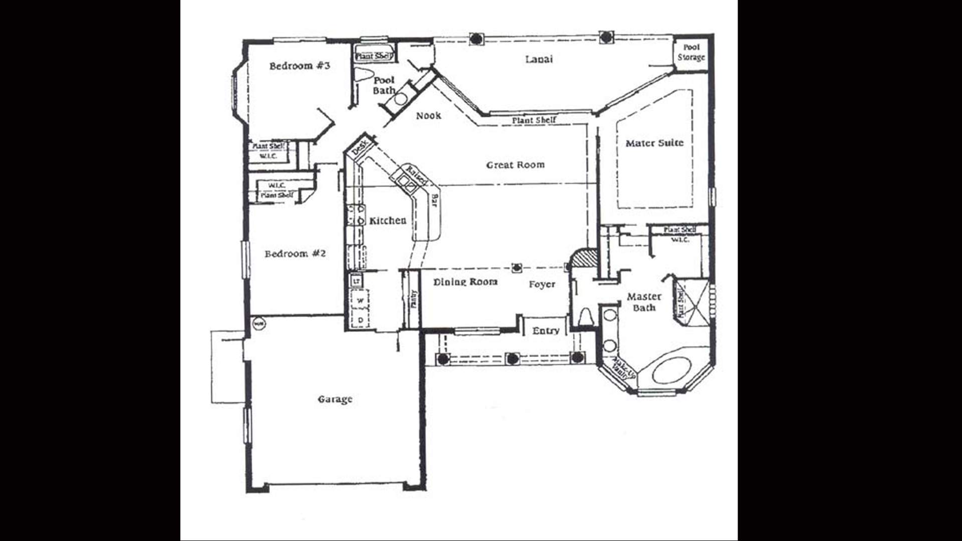 Floorplan first floor Villa Sanddollar