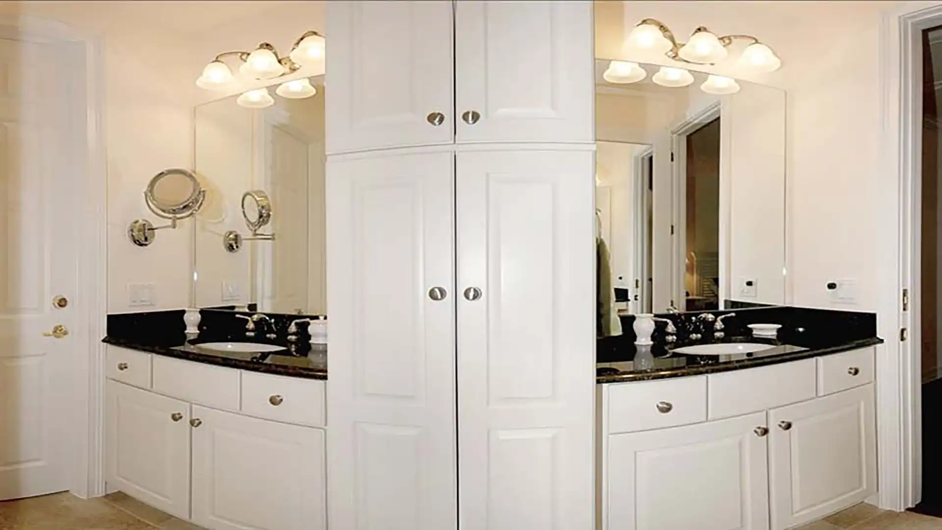 Like the other bedrooms, this one has its own bathroom