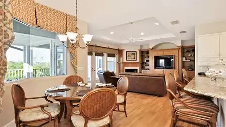 Enjoy your morning coffee in the cozy breakfast nook