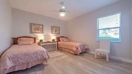 Two Twin beds are available in the third bedroom 
