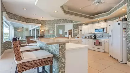 view in the big open kitchen 