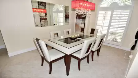 There is also a separate dining area for special occasions