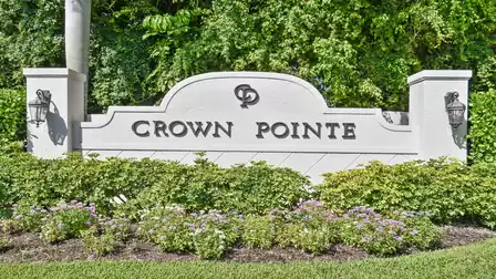 Central yet quiet Crown Point complex with its own clubhouse