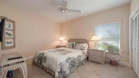 Another Queen size bed can be found in the third bedroom
