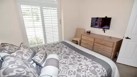 a TV also in the second bedroom 